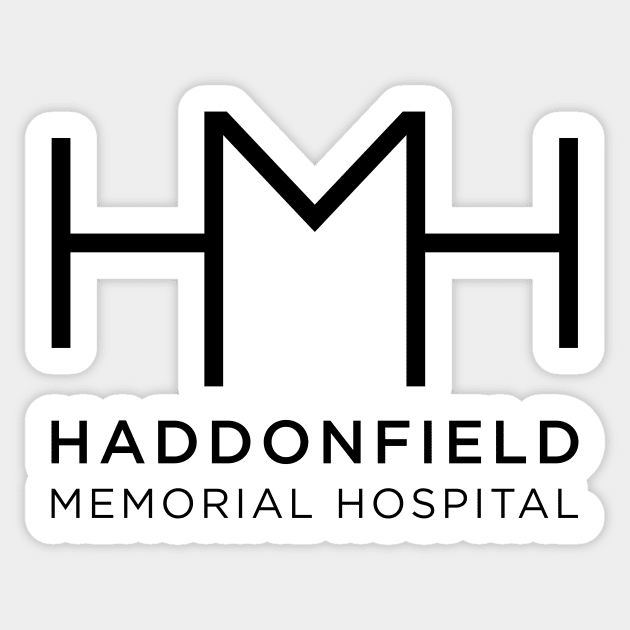 Haddonfield Memorial Hospital Sticker by n23tees